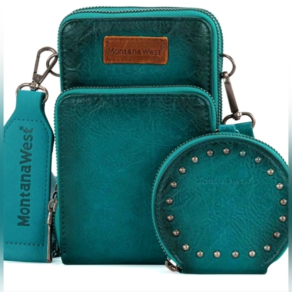 Montana West crossbody cellphone Bag & coin purse NWT - Picture 2 of 5
